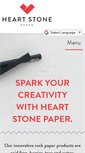 Mobile Screenshot of heartstonepaper.com